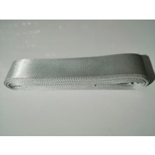 Abarta Saten Kurdele %100POLYESTER 30MM- 10MT Gümüş Gri