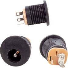 Adaptör Fişi Yuvarlak Somunlu Şase 2.1mm