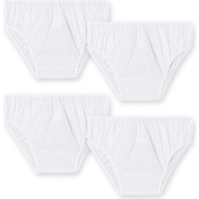 Sema Baby Luna Tek Kullanımlık Lohusa Külodu Medium 4'lü Paket - Beyaz