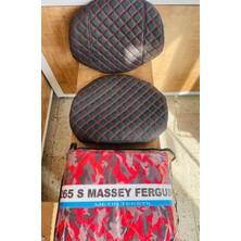 Massey Ferguson 265 S Kabinsiz Branda Deri Koltuk Kılıfı