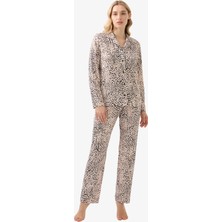 Blackspade Kadın Pijama Takımı 51918 - Baskılı