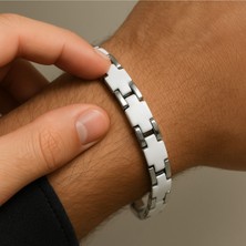 Çift Taraf Kullanımlı Erkek Çelik Bileklik