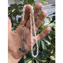 Sarı Renk Toz Kehribar Tesbih ST20250008