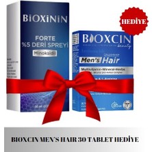 Bioxcin Biox In In Forte Mi No Ksi Dil %5 Deri Spreyi 60 ml + Bioxcin Men's Hair 30 Tablet Hediye