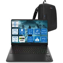 Hp Omen 16-AM0018NT Intel Core Ultra 7 255H 32GB Ddr5 6tb SSD RTX5060 8gb Gddr7 16 Inç Wuxga (1920X1200) 165Hz 400NITS 3ms IPS Windows 11 Home Taşınabilir Bilgisayar BQ1Z1EAH17 + Zetta Çanta