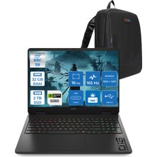 Hp Omen 16-AM0018NT Intel Core Ultra 7 255H 32GB Ddr5 2tb SSD RTX5060 8gb Gddr7 16 Inç Wuxga (1920X1200) 165Hz 400NITS 3ms IPS Freedos Taşınabilir Bilgisayar BQ1Z1EAF15 + Zetta Çanta