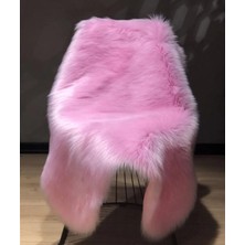 Puffin Kuzu Post Fuşya Üst Kalite Yıkanabilir Yumuşak Dokulu Peluş Halı