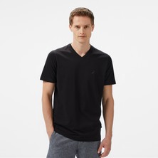 Nautica Erkek Siyah Regular Fit T-Shirt V55013T.0TB