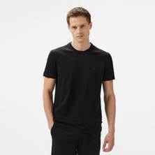 Nautica Erkek Siyah Regular Fit T-Shirt V55276T.0TB