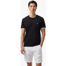 Nautica Erkek Siyah Regular Fit T-Shirt V55225T.0TB