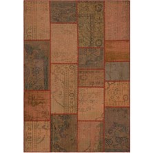 Bespoky 160x230 cm Kahverengi Klasik Yün Halı | Salon Yatak Odası Halısı | %100 Doğal Yün El Yapımı El Dokuma | UNİQUE-33913