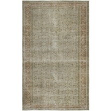 Bespoky 158x256 cm Bej Klasik Yün Halı | Salon Yatak Odası Halısı | %100 Doğal Yün El Yapımı El Dokuma | UNİQUE-18606