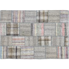 Bespoky El Dokuma Gri Yün Halı | El Yapımı Klasik Salon Halısı | %100 Doğal Yün | UNİQUE-1066