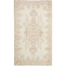 Bespoky 177x303 cm Çok Renkli Krem Klasik Geleneksel Medalyonlu Halı | Salon Yatak Odası Halısı | UNİQUE-16709