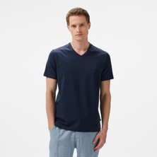 Nautica Erkek Lacivert Regular Fit T-Shirt V55013T.4NV