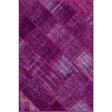 Bespoky 120x180 cm Pembe Klasik Yün Halı | Yatak Odası Çocuk Odası Salon Halısı | %100 Doğal Yün El Yapımı El Dokuma | UNİQUE-26683