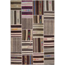 Bespoky 160x230 cm Bej Klasik Yün Halı | Salon Yatak Odası Halısı | %100 Doğal Yün El Yapımı El Dokuma | UNİQUE-2257