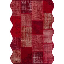 Bespoky 160x230 cm Kırmızı Klasik Yün Halı | Salon Yatak Odası Halısı | %100 Doğal Yün El Yapımı El Dokuma | UNİQUE-24811