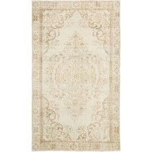 Bespoky 168x288 cm El Dokuma Kahverengi Yün Halı | El Yapımı Klasik Salon Halısı | %100 Doğal Yün | UNİQUE-17118