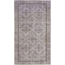 Bespoky 142x250 cm El Dokuma Pembe Yün Halı | El Yapımı Klasik Salon Halısı | %100 Doğal Yün | UNİQUE-12416