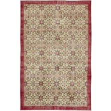 Bespoky 200x320 cm Kahverengi Klasik Yün Halı | Salon Yatak Odası Halısı | %100 Doğal Yün El Yapımı El Dokuma | UNİQUE-14797