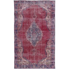 Atina Mor Eskitme Yün Modern Desenli Yün Hav Toz Vermez Leke Tutmayan Salon Yolluk Mutfak El Dokuma Halı