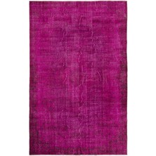 Atina Pembe Eskitme Yün Modern Desenli Yün Hav Toz Vermez Leke Tutmayan Salon Yolluk Mutfak El Dokuma Halı