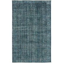 Bespoky 168x266 cm Mavi Klasik Yün Halı | Salon Yatak Odası Halısı | %100 Doğal Yün El Yapımı El Dokuma | UNİQUE-12466