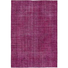 Bespoky 190x280 cm El Dokuma Kırmızı Yün Halı | El Yapımı Klasik Salon Halısı | %100 Doğal Yün | UNİQUE-13315