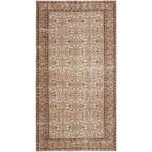 Bespoky 148x263 cm Çok Renkli Klasik Yün Halı | Salon Yatak Odası Halısı | %100 Doğal Yün El Yapımı El Dokuma | UNİQUE-18878