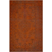 Bespoky 187x271 cm Bej Klasik Yün Halı | Salon Yatak Odası Halısı | %100 Doğal Yün El Yapımı El Dokuma | UNİQUE-26973