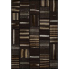 Bespoky 200x297 cm El Dokuma Kahverengi Yün Halı | El Yapımı Klasik Salon Halısı | %100 Doğal Yün | UNİQUE-22417