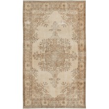 Bespoky 170x290 cm El Dokuma Bej Yün Halı | El Yapımı Klasik Salon Halısı | %100 Doğal Yün | UNİQUE-15139