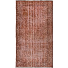Bespoky Kiremit Eskitme Vintage Belirsiz Halı | Salon Yatak Odası Halısı | UNİQUE-22875