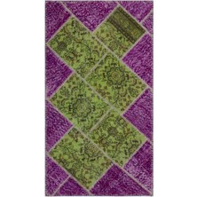 Bespoky 84x153 cm Bej Klasik Yün Halı | Mutfak Balkon Salon Halısı | %100 Doğal Yün El Yapımı El Dokuma | UNİQUE-21338