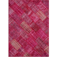 Atina Mavi Eskitme Yün Modern Desenli Yün Hav Toz Vermez Leke Tutmayan Salon Yolluk Mutfak El Dokuma Halı