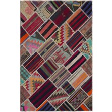 Iskece Bej Eskitme Yün Modern Desenli Yün Hav Toz Vermez Leke Tutmayan Salon Yolluk Mutfak El Dokuma Halı