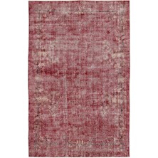 Vintage Kahverengi Göbekli Yün Modern Desenli Yün Hav Toz Vermez Leke Tutmayan Salon Yolluk Mutfak El Dokuma Halı