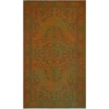Bespoky 162x280 cm Bej Pas rengi Geleneksel Vintage Bitkisel Halı | Salon Yatak Odası Halısı | UNİQUE-27934