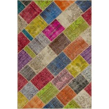 Bespoky 160x233 cm Gri Klasik Yün Halı | Salon Yatak Odası Halısı | %100 Doğal Yün El Yapımı El Dokuma | UNİQUE-21610