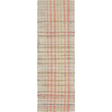 Bespoky 102x305 cm El Dokuma Kırmızı Yün Halı | El Yapımı Klasik Salon Halısı | %100 Doğal Yün | UNİQUE-31716