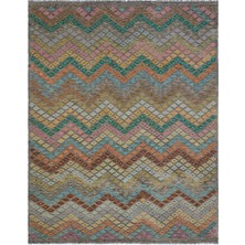 Bespoky 189x235 cm El Dokuma Gri Yün Halı | El Yapımı Klasik Salon Halısı | %100 Doğal Yün | UNİQUE-30163