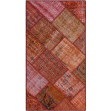 Bespoky 82x151 cm Beyaz Klasik Yün Halı | Mutfak Balkon Salon Halısı | %100 Doğal Yün El Yapımı El Dokuma | UNİQUE-26734