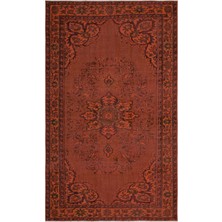Bespoky 162x257 cm Kahverengi Klasik Yün Halı | Salon Yatak Odası Halısı | %100 Doğal Yün El Yapımı El Dokuma | UNİQUE-26866