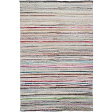 Bespoky 202x308 cm Bej Klasik Yün Halı | Salon Yatak Odası Halısı | %100 Doğal Yün El Yapımı El Dokuma | UNİQUE-32608