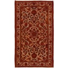 Bespoky 145x248 cm Gri Klasik Yün Halı | Salon Yatak Odası Halısı | %100 Doğal Yün El Yapımı El Dokuma | UNİQUE-2581