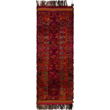 Bespoky 110x300 cm El Dokuma Bej Yün Halı | El Yapımı Klasik Salon Halısı | %100 Doğal Yün | UNİQUE-33538