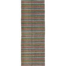 Bespoky 78x211 cm Kırmızı Klasik Yün Halı | Balkon Halısı Mutfak Koridor Halı | %100 Doğal Yün El Yapımı El Dokuma | UNİQUE-37110