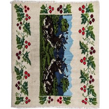 Bespoky 180x210 cm El Dokuma Çok Renkli Yün Halı | El Yapımı Klasik Salon Halısı | %100 Doğal Yün | UNİQUE-689