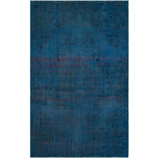 Bespoky 178x293 cm Çok Renkli Mavi Eskitme Vintage Geleneksel Halı | Salon Yatak Odası Halısı | UNİQUE-29955